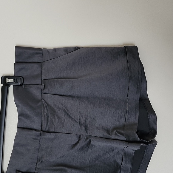 Cato women's satin shorts, rolled hem, paper bag waist, belt loops, XLarge - Picture 2 of 8